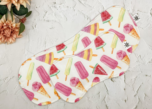 Popsicles Burp Cloths