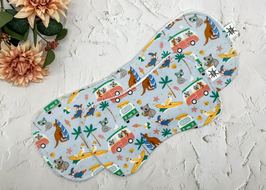 Aussie Holiday Animals Burp Cloths