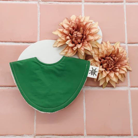 Hunter Green Dribble Bib